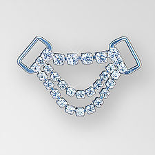 3 row drape ss18 Middle Cup Connector - Accentuate Competition Bikinis